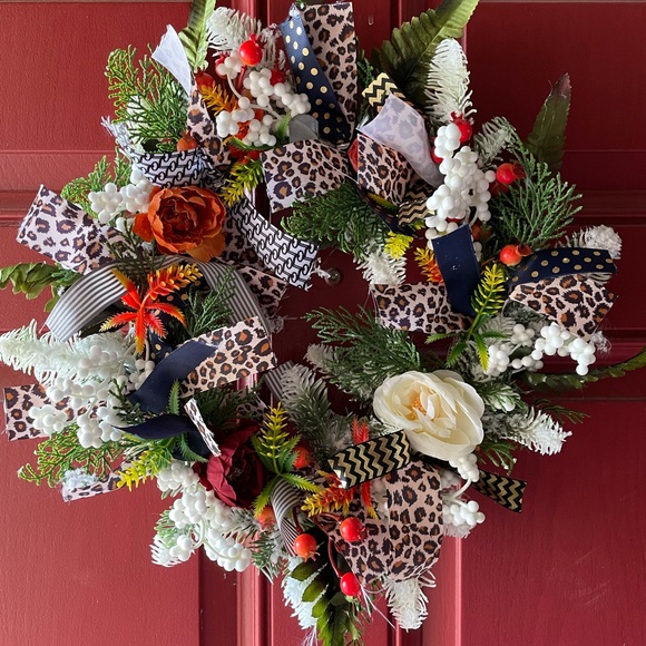 NEW Artificial Fall Wreath - Picture 2 of 5